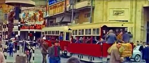 ترامواي بيروت مطلع الستينيات 